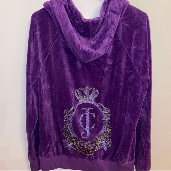 JUICY COUTURE ZIP UP HOODIE - Picture 2 of 3